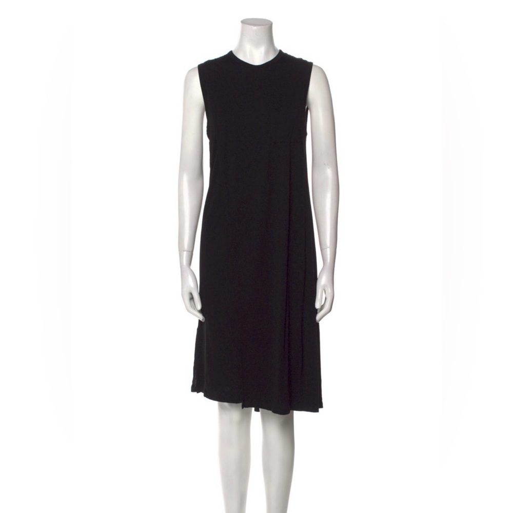 T by Alexander Wang Crew Neck Mini Black Sleeveless Knit Dress SZ XS